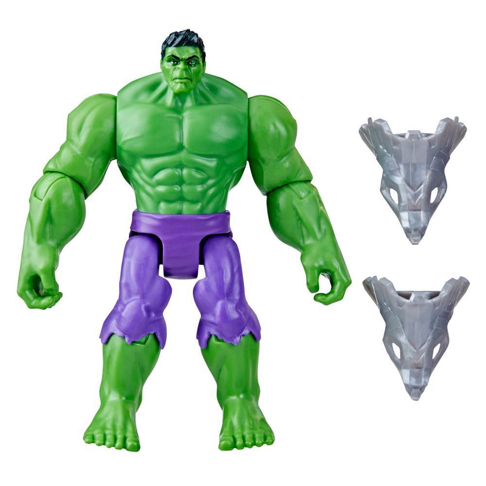 Marvel Mech Strike Mechasaurs Hulk Action Figure, with Weapon Accessories (4.5") product thumbnail 1