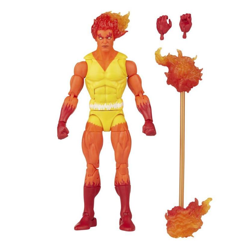 Marvel Legends Series Fantastic Four 6-inch Firelord Retro Action Figure Toy, Includes 2 Accessories, Kids Ages 4 and Up product image 1