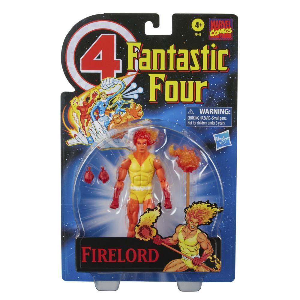 Marvel Legends Series Fantastic Four 6-inch Firelord Retro Action Figure Toy, Includes 2 Accessories, Kids Ages 4 and Up product thumbnail 1