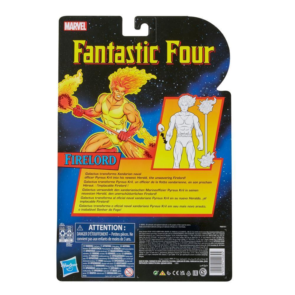 Marvel Legends Series Fantastic Four 6-inch Firelord Retro Action Figure Toy, Includes 2 Accessories, Kids Ages 4 and Up product thumbnail 1