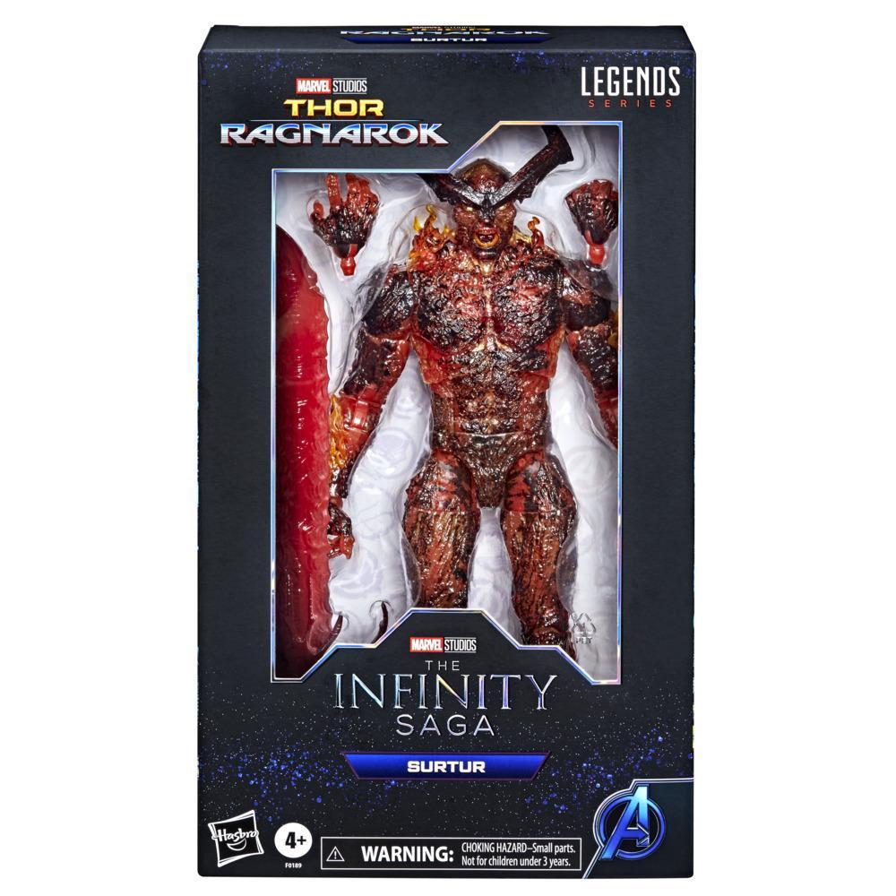 Hasbro Marvel Legends Series 6-inch Scale Action Figure Toy Surtur, Includes Premium Design and 3 Accessories product thumbnail 1