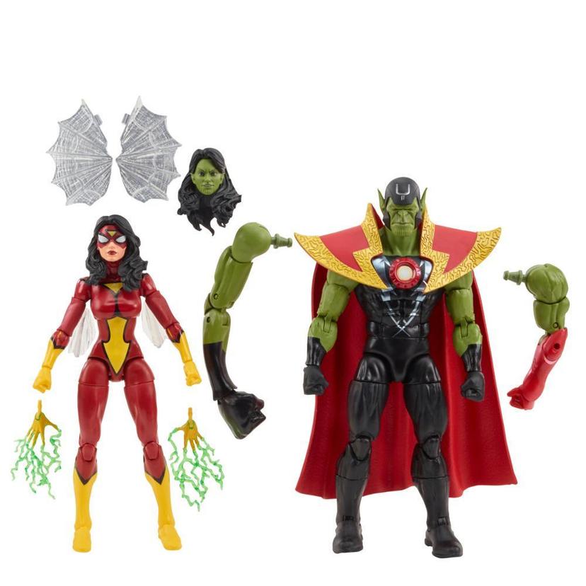 Hasbro Marvel Legends Series Skrull Queen and Super-Skrull, 6 Inch product image 1