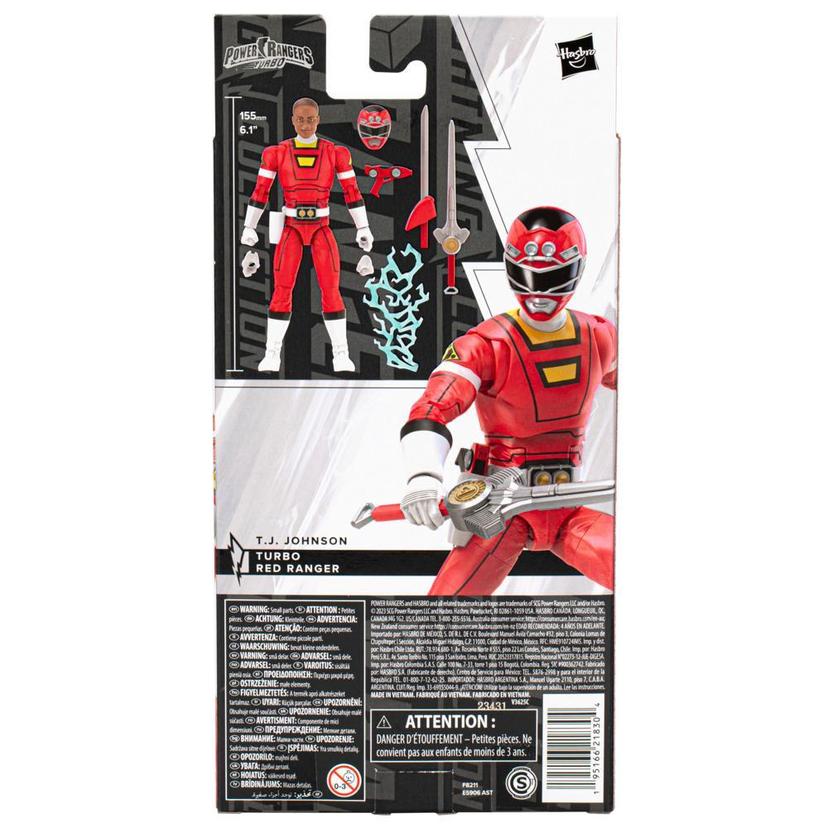 Power Rangers Lightning Collection Turbo Red Ranger 6-Inch Premium Collectible Action Figure Toy with Accessories product image 1