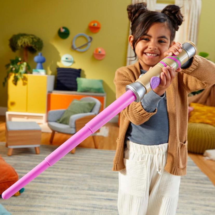 Star Wars Lys Solay Purple Extendable Lightsaber, Star Wars Toys, Preschool Toys product image 1