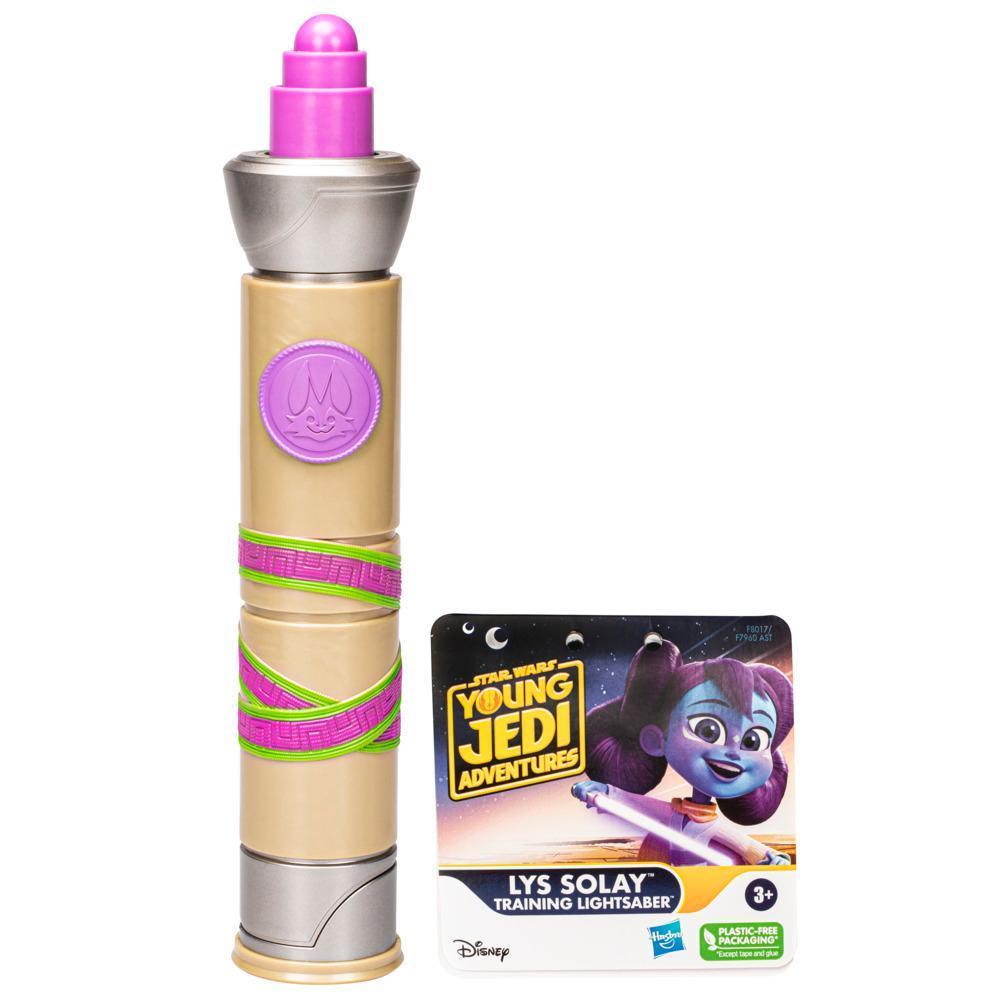 Star Wars Lys Solay Purple Extendable Lightsaber, Star Wars Toys, Preschool Toys product thumbnail 1