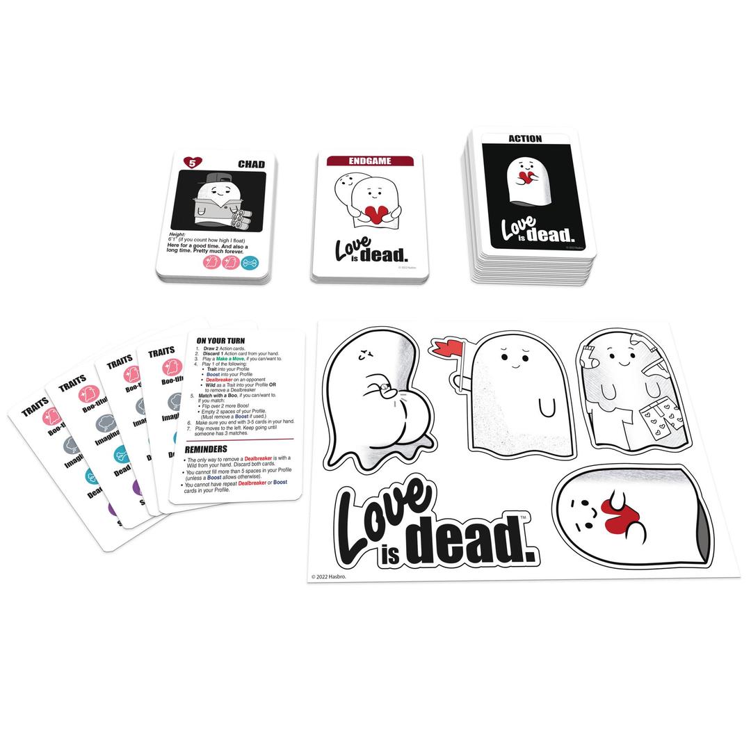 Love is Dead Game, Party Card Game for Adults and Teens, Light Strategy Dating Game for 2-5 Players Ages 13 and Up product image 1