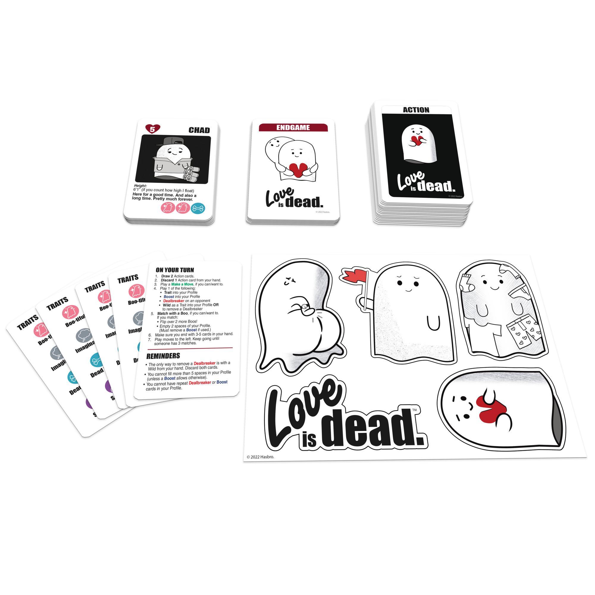 Love is Dead Game, Party Card Game for Adults and Teens, Light Strategy Dating Game for 2-5 Players Ages 13 and Up product thumbnail 1
