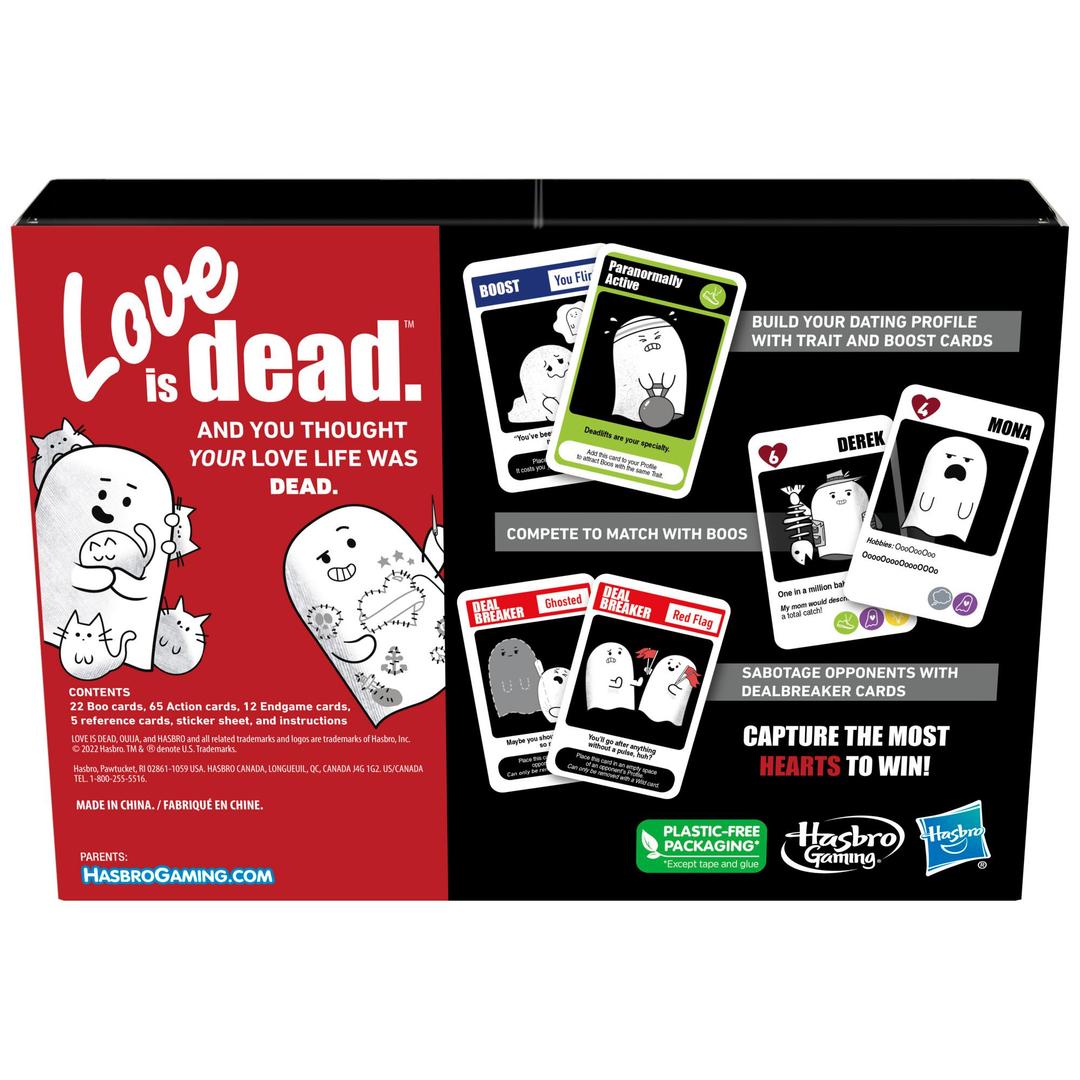 Love is Dead Game, Party Card Game for Adults and Teens, Light Strategy Dating Game for 2-5 Players Ages 13 and Up product image 1