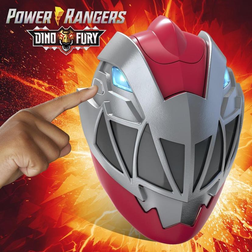 Power Rangers Dino Fury Blue Ranger Helmet Cosplay Accessory Prop