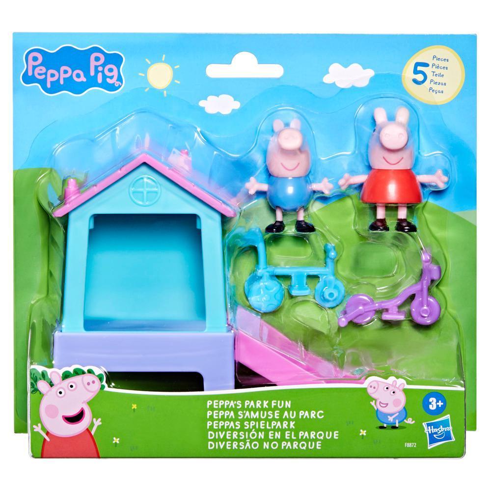 Peppa Pig Toys Peppa’s Park Fun Playset with 2 Figures, Preschool Toys for Kids 3+ product thumbnail 1