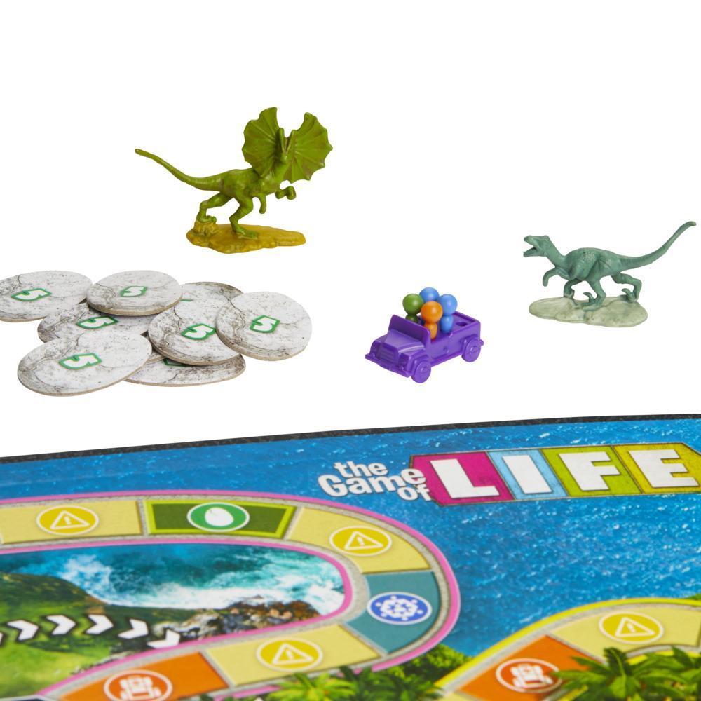 The Game of Life Jurassic Park Edition Game, Family Board Game for Kids Ages 8 and Up, Inspired by the Original Hit Movie product thumbnail 1