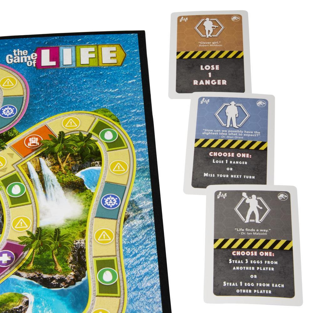 The Game of Life Jurassic Park Edition Game, Family Board Game for Kids Ages 8 and Up, Inspired by the Original Hit Movie product thumbnail 1