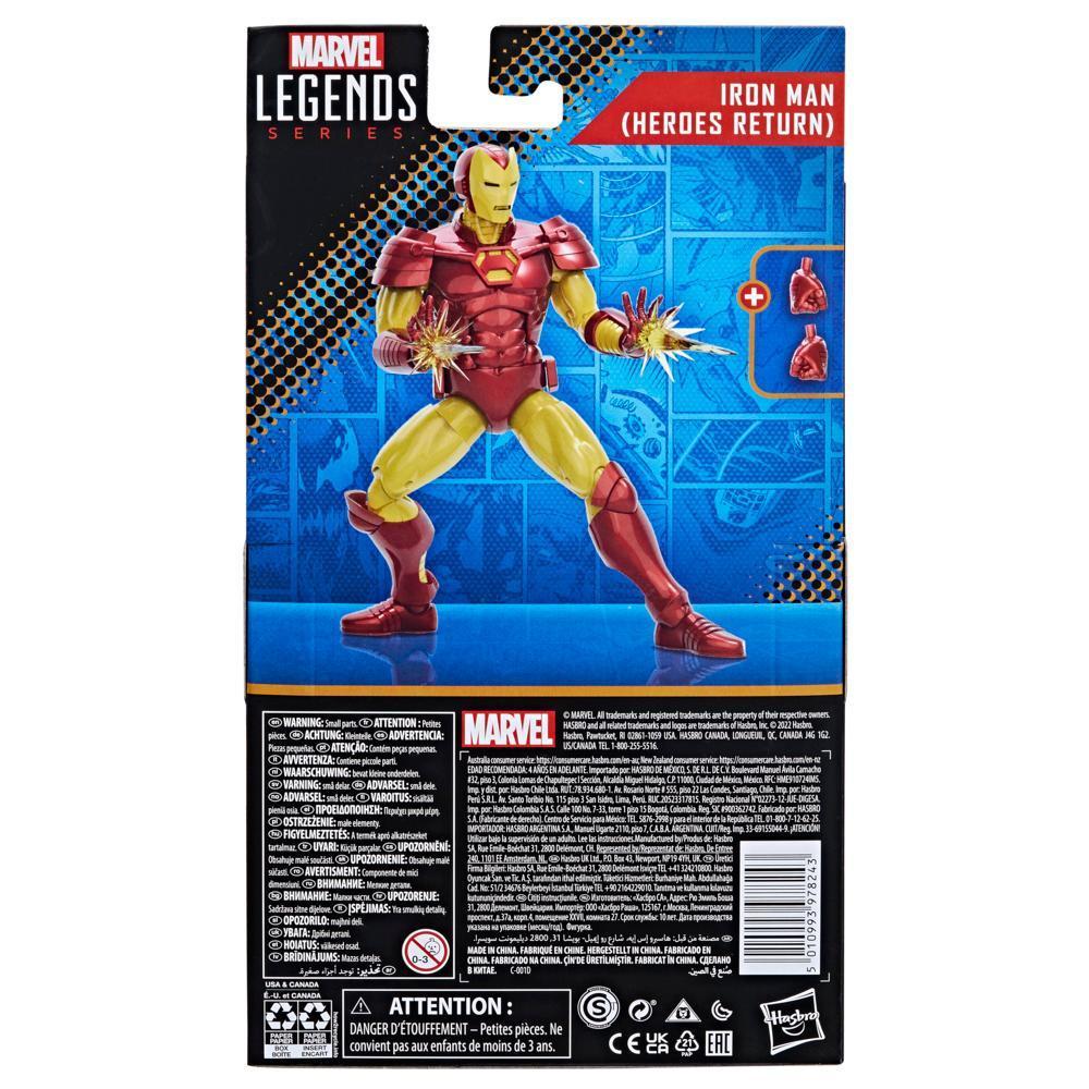 Marvel Legends Series Marvel Comics Iron Man (Heroes Return) Action Figures (6”) product thumbnail 1