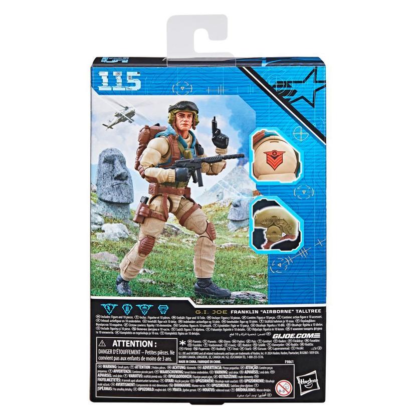 G.I. Joe Classified Series #115, FRANKLIN "AIRBORNE" TALLTREE, 6” Action Figure product image 1