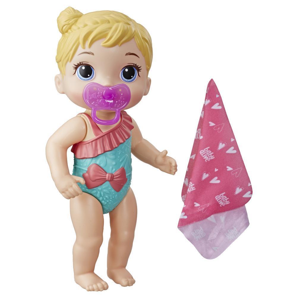 Baby Alive Splash 'n Snuggle Baby Brown Hair Doll For Water Play, With Accessories, Toy for Kids 3 Ages Years Old and Up product thumbnail 1