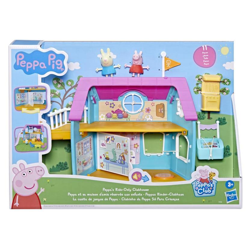 Peppa Pig Peppa's Club Peppa's Kids-Only Clubhouse Preschool Toy; Sound  Effects; 2 Figures, 7 Accessories; Ages 3 and Up - Peppa Pig