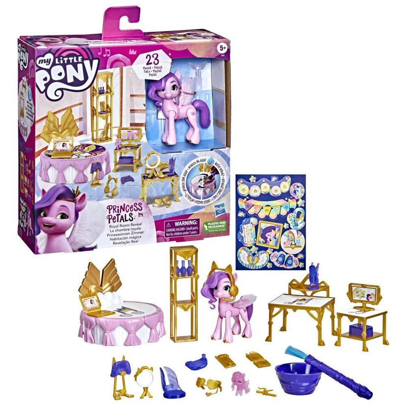 My Little Pony: A New Generation Movie Royal Room Reveal Princess Pipp Petals - 3-Inch Pony, Water-Reveal Toy for Kids product image 1