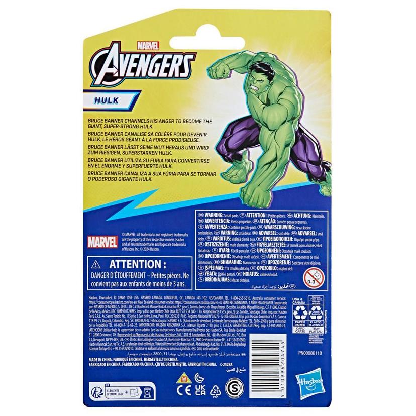 Marvel Avengers Epic Hero Series Hulk Deluxe Action Figure for Kids 4+ -  Marvel