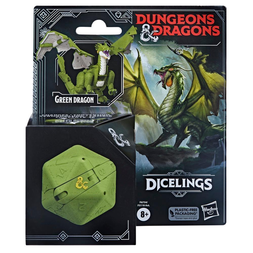 Dungeons & Dragons Dicelings Green Dragon Collectible Action Figure product thumbnail 1