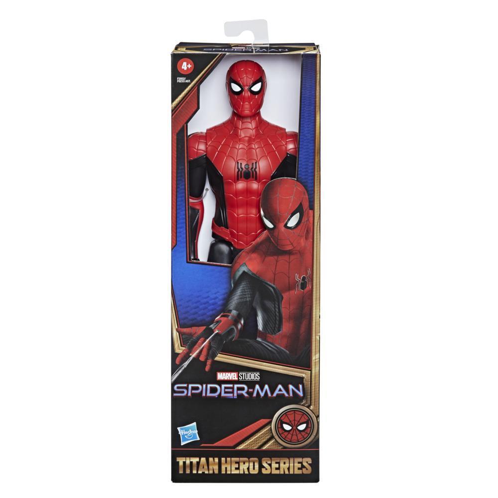 Marvel Spider-Man Titan Hero Series 12-Inch New Black And Red Suit  Spider-Man Action Figure Toy, Inspired By Spider-Man Movie, For Kids Ages 4  and Up - Marvel