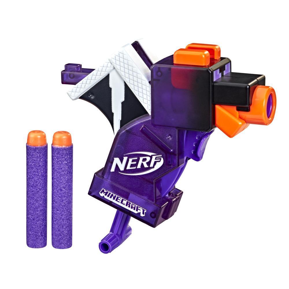 Nerf MicroShots Minecraft Ender Dragon Mini Blaster, Minecraft Dragon Mob Design, Includes 2 Official Nerf Elite Darts product thumbnail 1