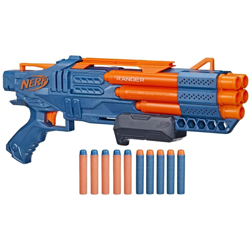 Nerf Elite 2.0 Ranger PD-5 Blaster, 5- Barrel Blasting, 10 Nerf Elite Darts, Easy To Use, Dart Storage, Pump Action product thumbnail 1