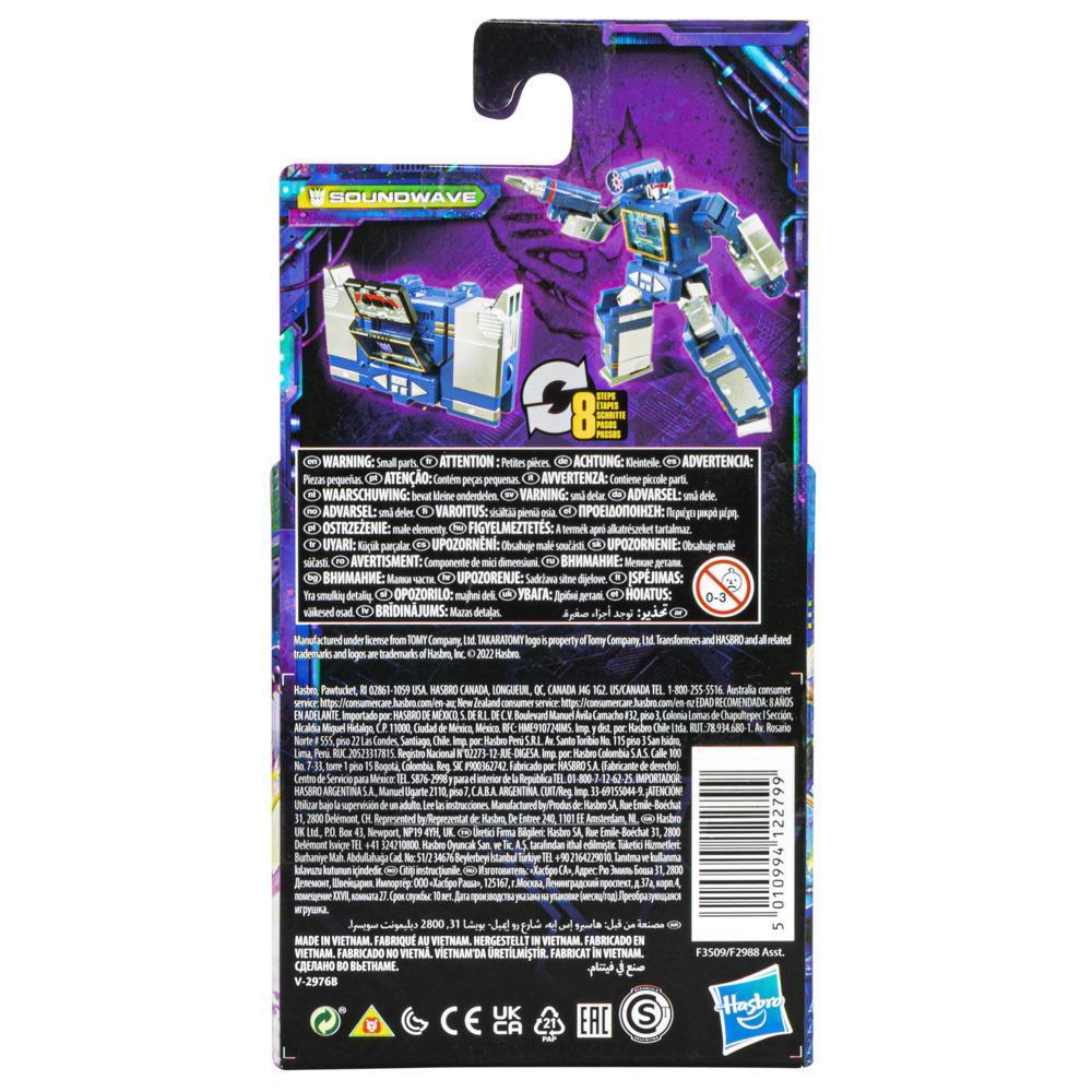 Transformers Toys Generations Legacy Core Soundwave Action Figure - 8 and Up, 3.5-inch product thumbnail 1