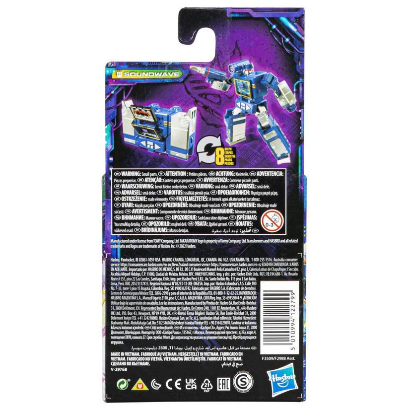 Transformers Toys Generations Legacy Core Soundwave Action Figure - 8 and Up, 3.5-inch product image 1