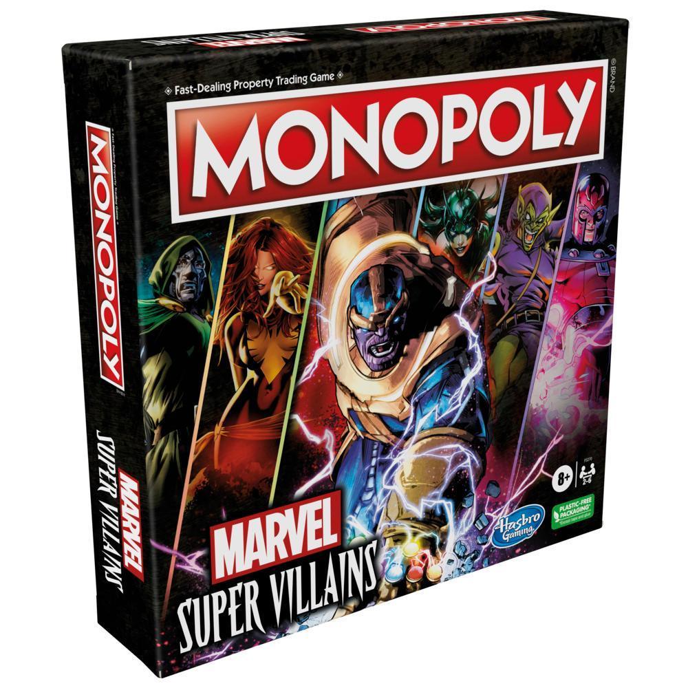 Monopoly: Marvel Super Villains Edition Board Game for Families and Kids Ages 8 and Up product thumbnail 1