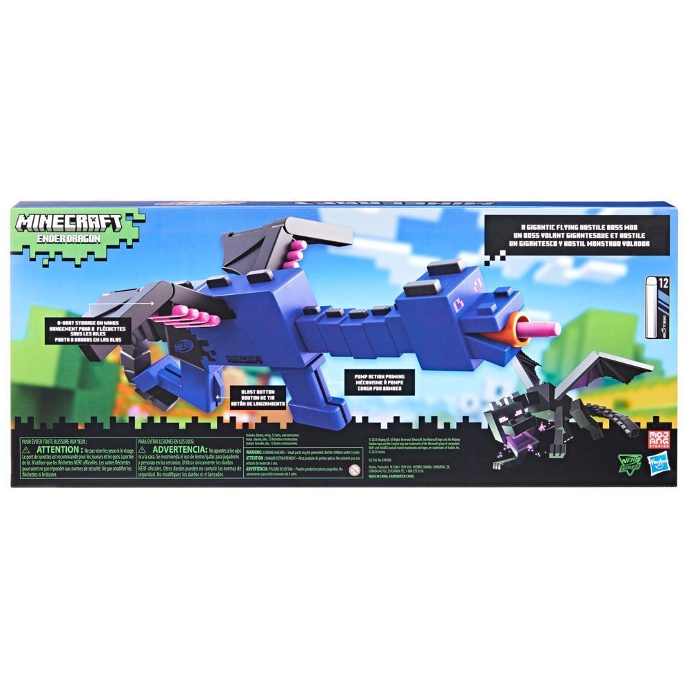 Nerf Minecraft Ender Dragon Blaster and 12 Nerf Elite Foam Darts product image 1