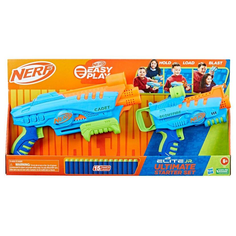 Nerf Elite Jr Explorer Easy-Play Toy Blaster, Easy Hold & Load & Blast, 8  Nerf Elite Darts, For 6 Year Old Boys & Girls - Nerf