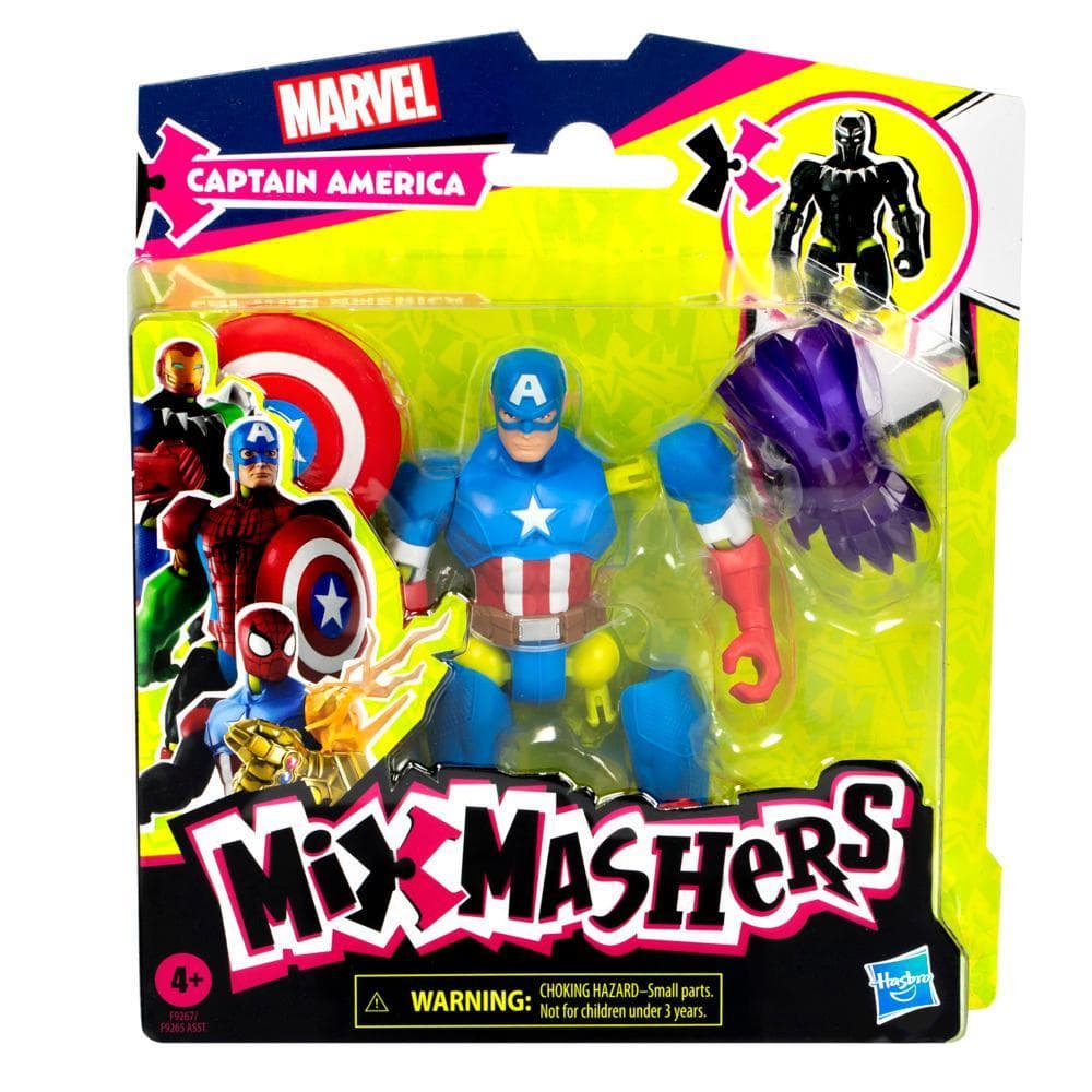 MixMashers Marvel Captain America Avengers Mix-And-Match Action Figure & Accessories product image 1