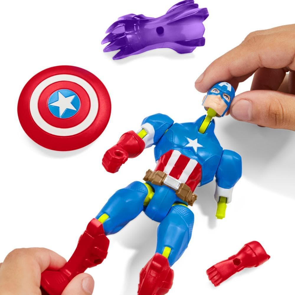 MixMashers Marvel Captain America Avengers Mix-And-Match Action Figure & Accessories product image 1