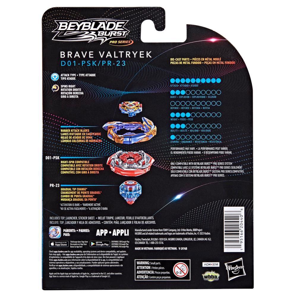 Beyblade Burst Pro Series Brave Valtryek Spinning Top Starter Pack, Battling Game Toy product thumbnail 1