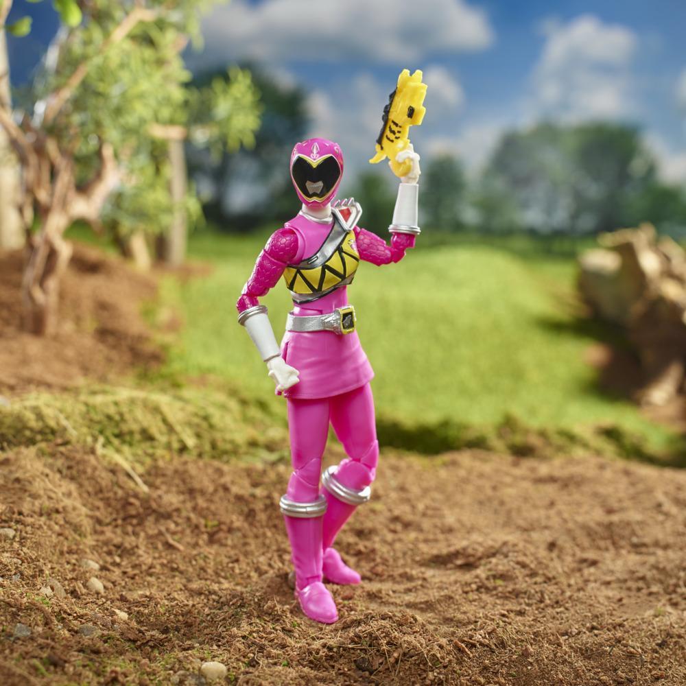 Power Rangers Lightning Collection Dino Charge Pink Ranger 6-Inch Collectible Figure Toy, Power Pop Art Packaging Variant product thumbnail 1