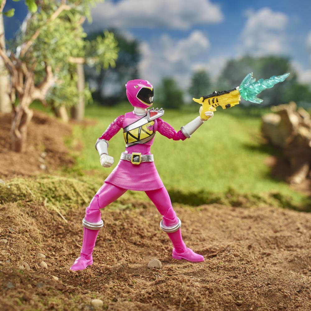 Power Rangers Lightning Collection Dino Charge Pink Ranger 6-Inch Collectible Figure Toy, Power Pop Art Packaging Variant product thumbnail 1