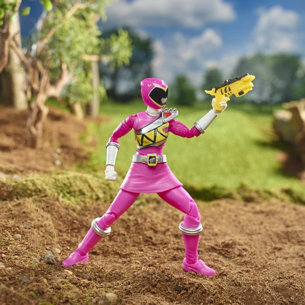 Power Rangers Lightning Collection Dino Charge Pink Ranger 6-Inch Collectible Figure Toy, Power Pop Art Packaging Variant product thumbnail 1