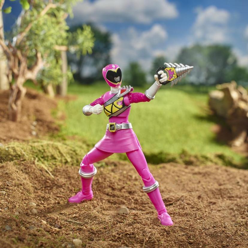 Power Rangers Lightning Collection Dino Charge Pink Ranger 6-Inch Collectible Figure Toy, Power Pop Art Packaging Variant product image 1
