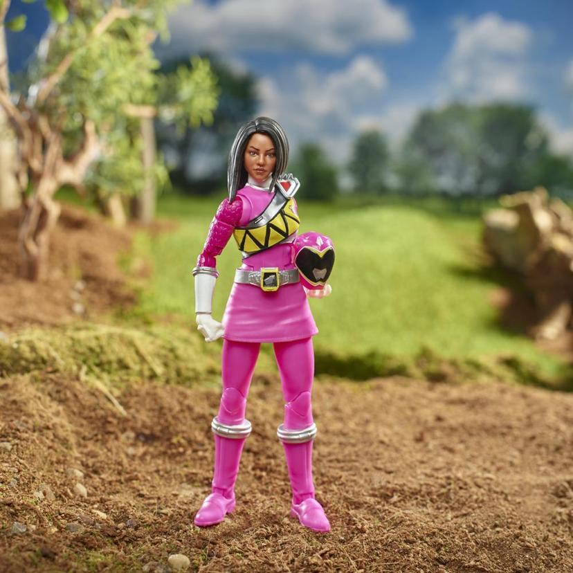 Power Rangers Lightning Collection Dino Charge Pink Ranger 6-Inch Collectible Figure Toy, Power Pop Art Packaging Variant product image 1