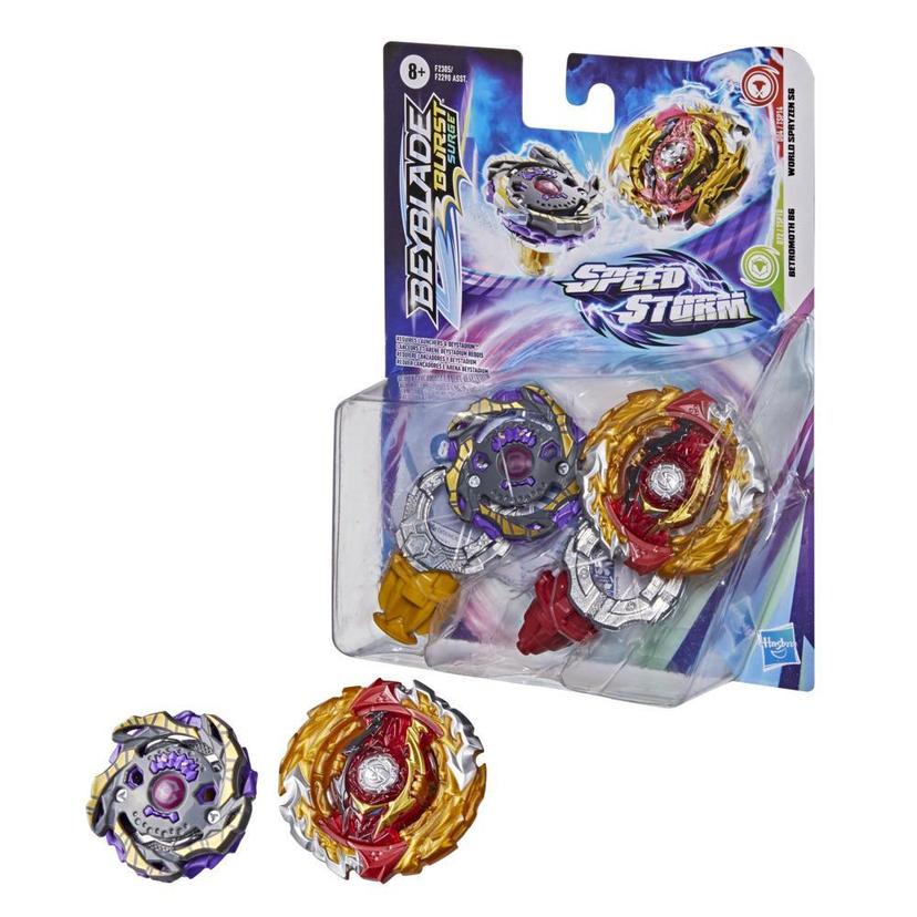 Beyblade Burst Surge Speedstorm World Spryzen S6 and Betromoth B6 Spinning Top Dual Pack -- Battling Game Top Toy product image 1