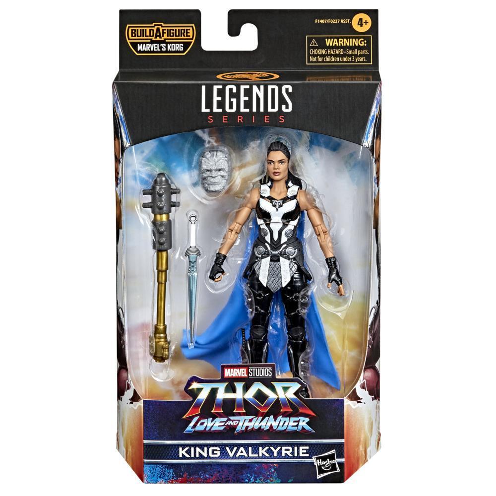 Marvel Legends Thor: Love and Thunder King Valkyrie Action Figure 6-inch Collectible Toy, 1 Accessory, 2 Build-A-Figure Parts product thumbnail 1