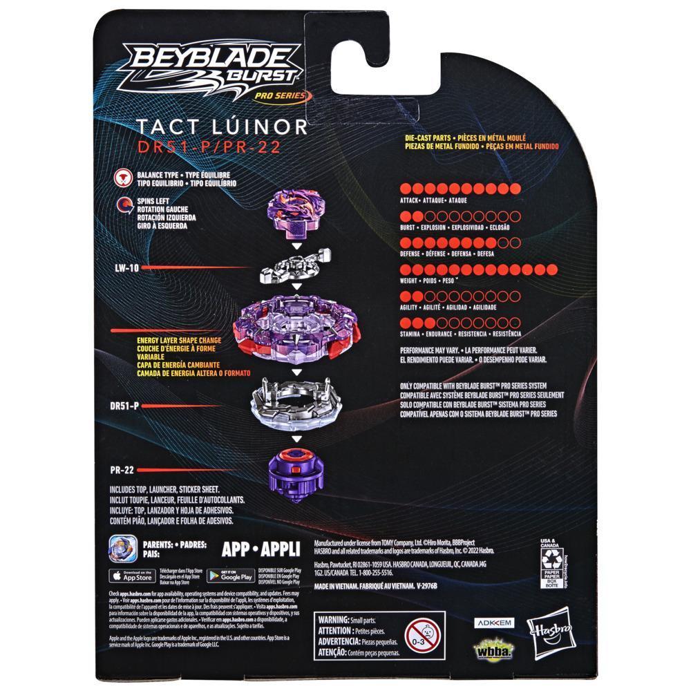 Beyblade Burst Pro Series Tact Lúinor Spinning Top Starter Pack -- Battling Game Top with Launcher Toy product thumbnail 1