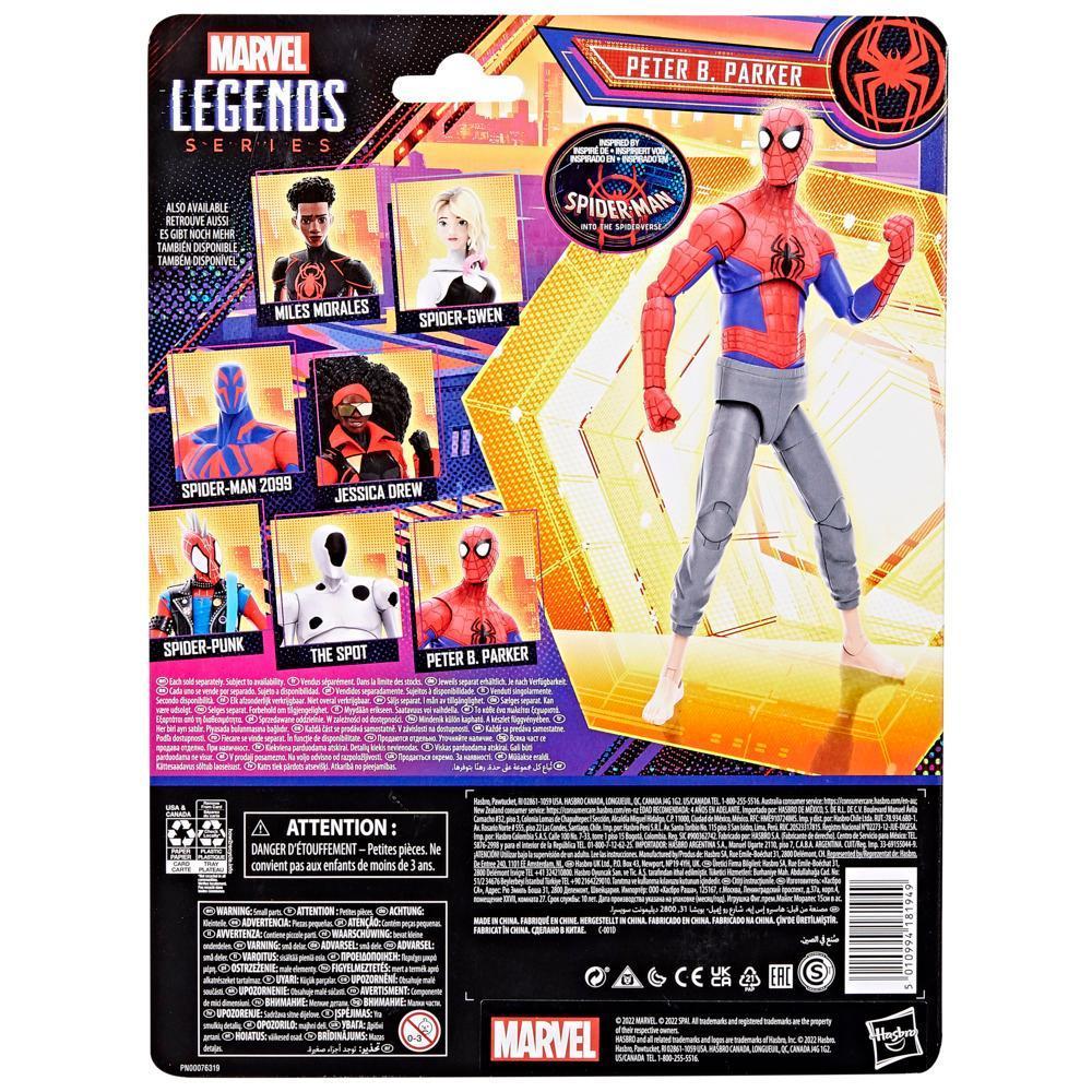 Marvel Legends Series Spider-Man: Across the Spider-Verse (Part One) Peter B Parker 6-inch Action Figure, 2 Accessories product thumbnail 1