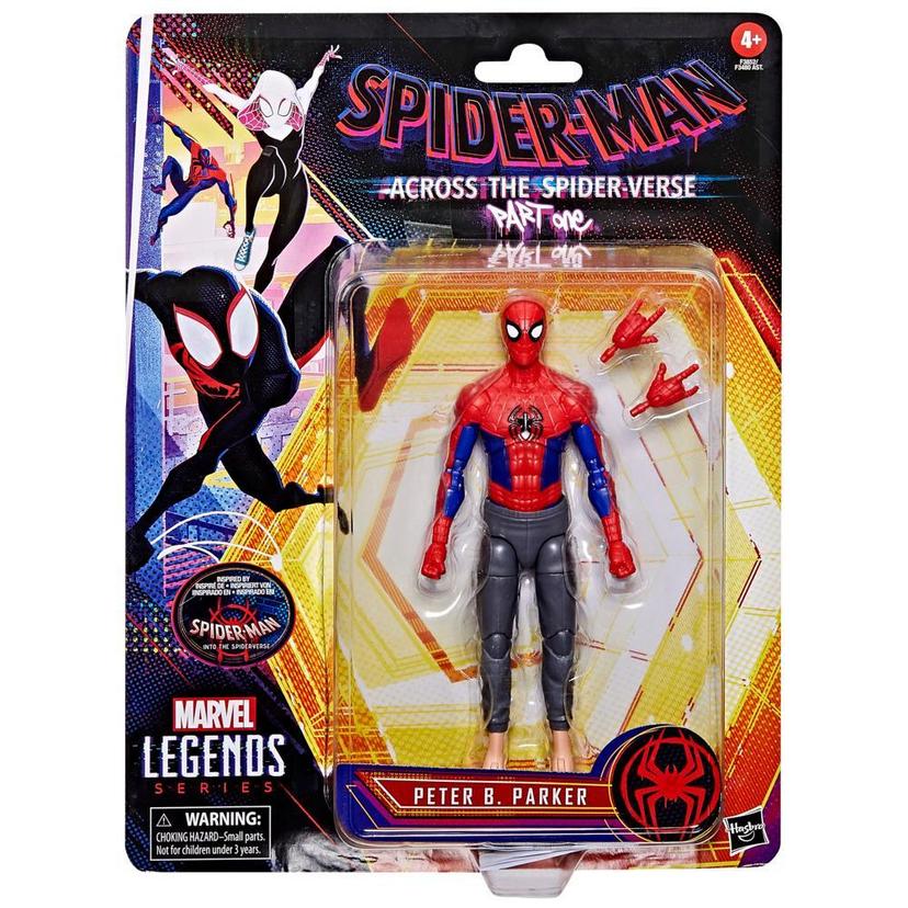 Marvel Legends Series Spider-Man: Across the Spider-Verse (Part One) Peter B Parker 6-inch Action Figure, 2 Accessories product image 1