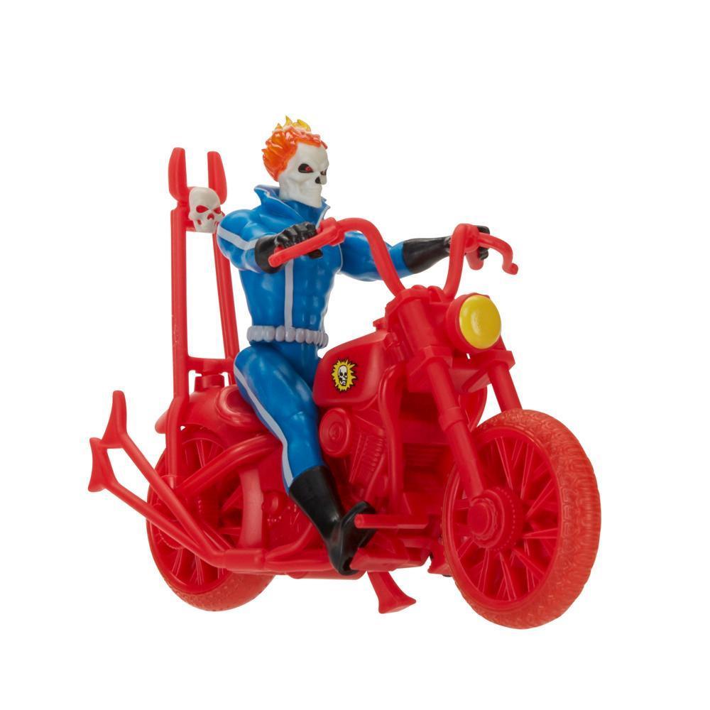 Marvel Legends Series Retro 375 Collection Ghost Rider Action Figures (3.75”) with Vehicle product thumbnail 1