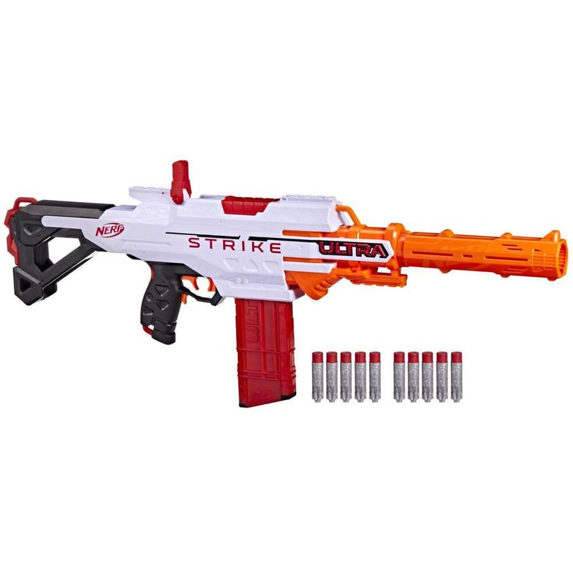 Nerf Ultra Strike Motorized Blaster, 10 Nerf AccuStrike Ultra Darts, 10-Dart Clip, Compatible Only with Nerf Ultra Darts product image 1