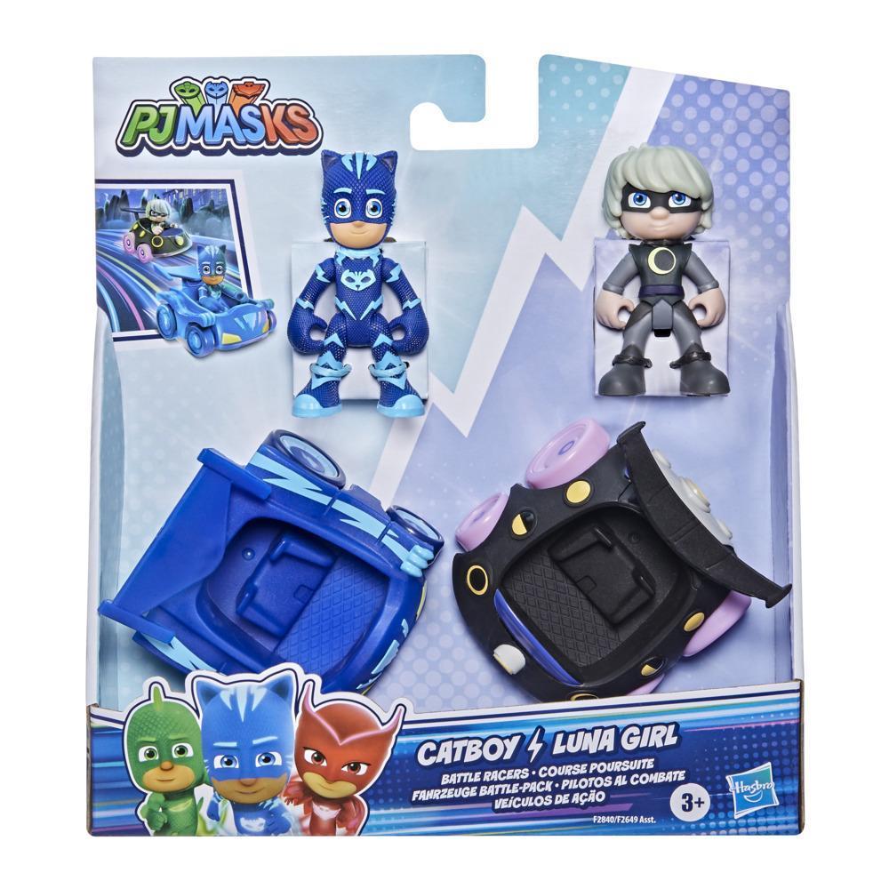 PJ Masks Catboy vs Luna Girl Battle Racers Preschool Toy, Vehicle and Action Figure Set for Kids Ages 3 and Up product thumbnail 1