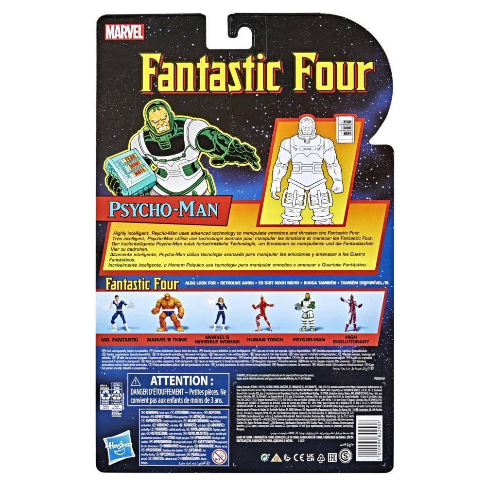 Hasbro Marvel Legends Series Retro Fantastic Four Psycho-Man 6-inch Action Figure Toy, Includes 1 Accessory product thumbnail 1