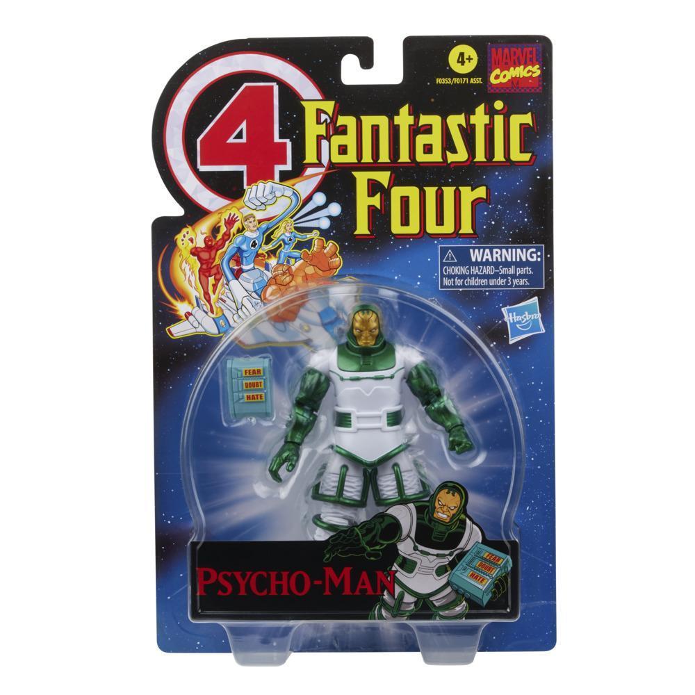 Hasbro Marvel Legends Series Retro Fantastic Four Psycho-Man 6-inch Action Figure Toy, Includes 1 Accessory product thumbnail 1