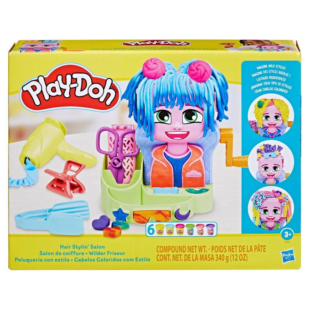 Play-Doh Hair Stylin' Salon Playset, Pretend Play Toy Set for Kids Ages 3+ product thumbnail 1